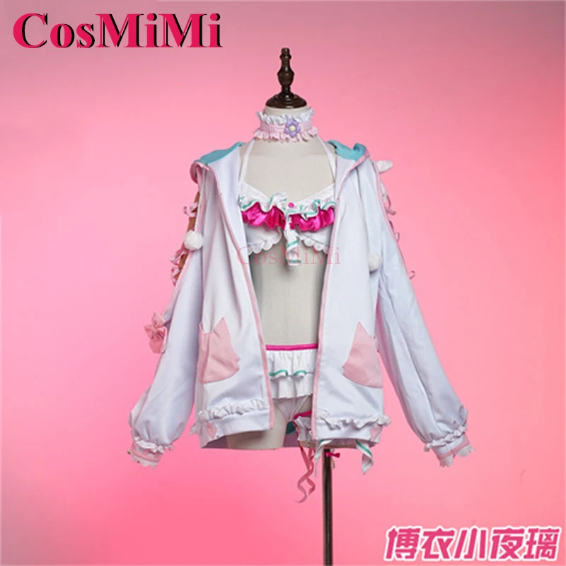 CosMiMi Anime VTuber Hololive Hakui Koyori Cosplay Costume Lovely Sweet Outfit Full Set Carnival Party Role Play Clothing XS-XXL