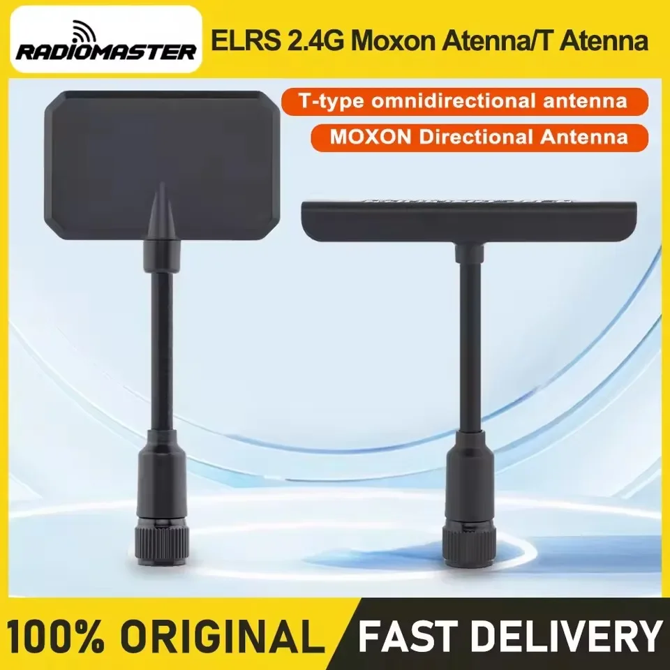 RadioMaster RP-SMA Dual Band Antenna Switchable 2.4GHz Sub-G 900MHz for ELRS Long Range FPV Drone Accessories
