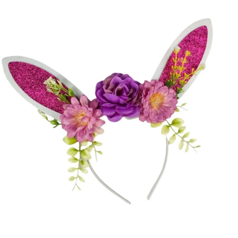 Role Hare Ear Headpiece Flexible Wire Structure Themed Party Accessory For many Ages