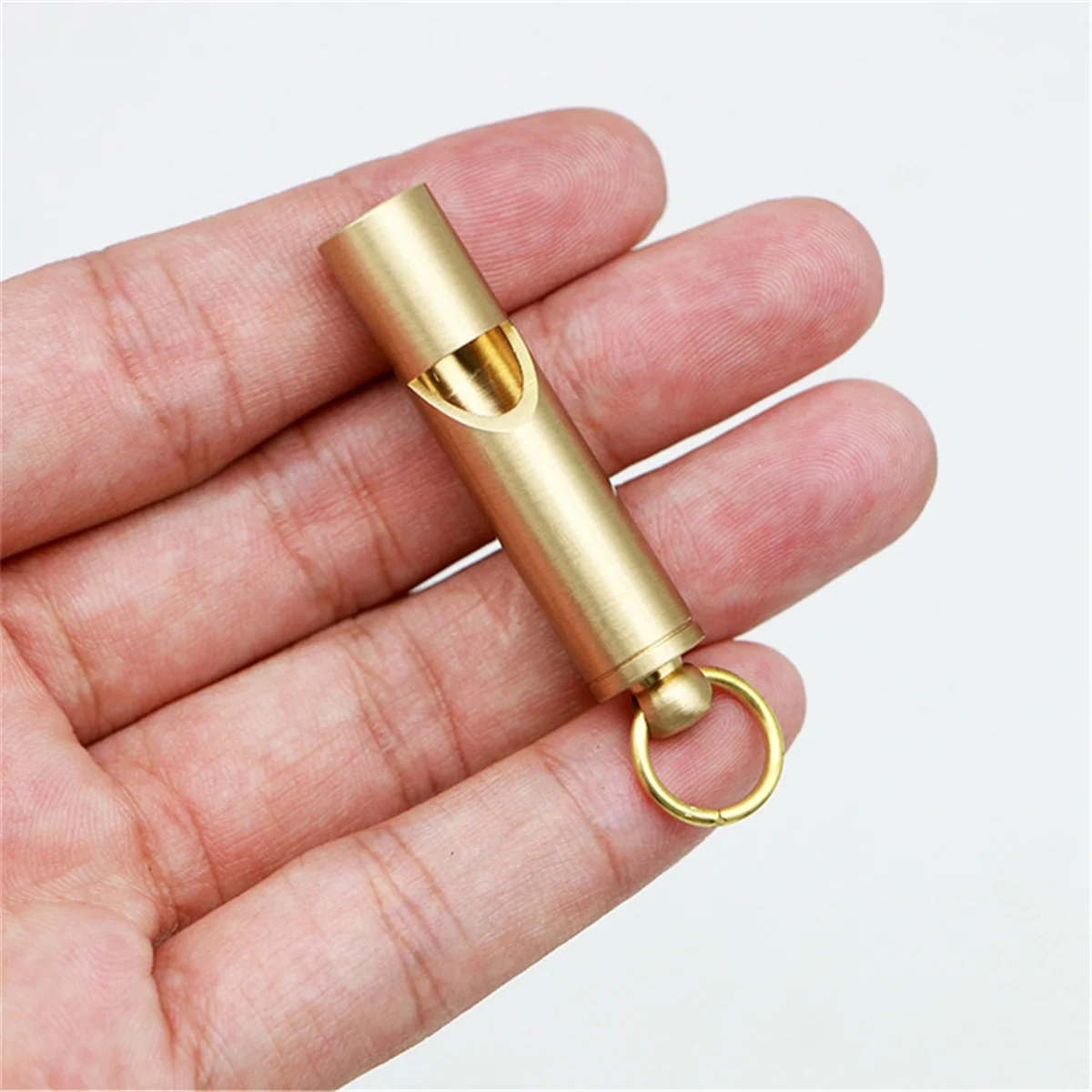 Brass Outdoor Survival Whistle Equipment Fan Supplies Retro Referee Brass Whistle Pure Brass Survival