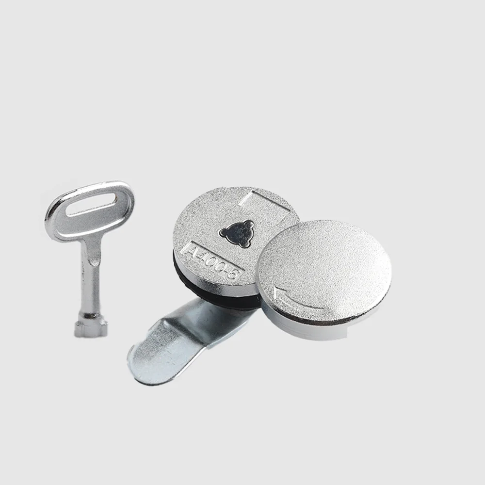 A400 Wholesale Zinc Alloy Waterproof Lock Electrical Distribution Dox Circular Lock Dust Prevention Outdoor Rotating Tongue