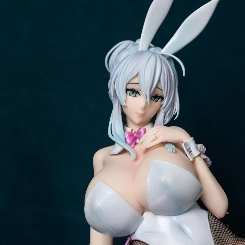 

Pretty girl's figurine Rabbit Girl Snow Girl About 26cm Kneeling Uniform anime Animation Peripheral Adult Gift puppet collection