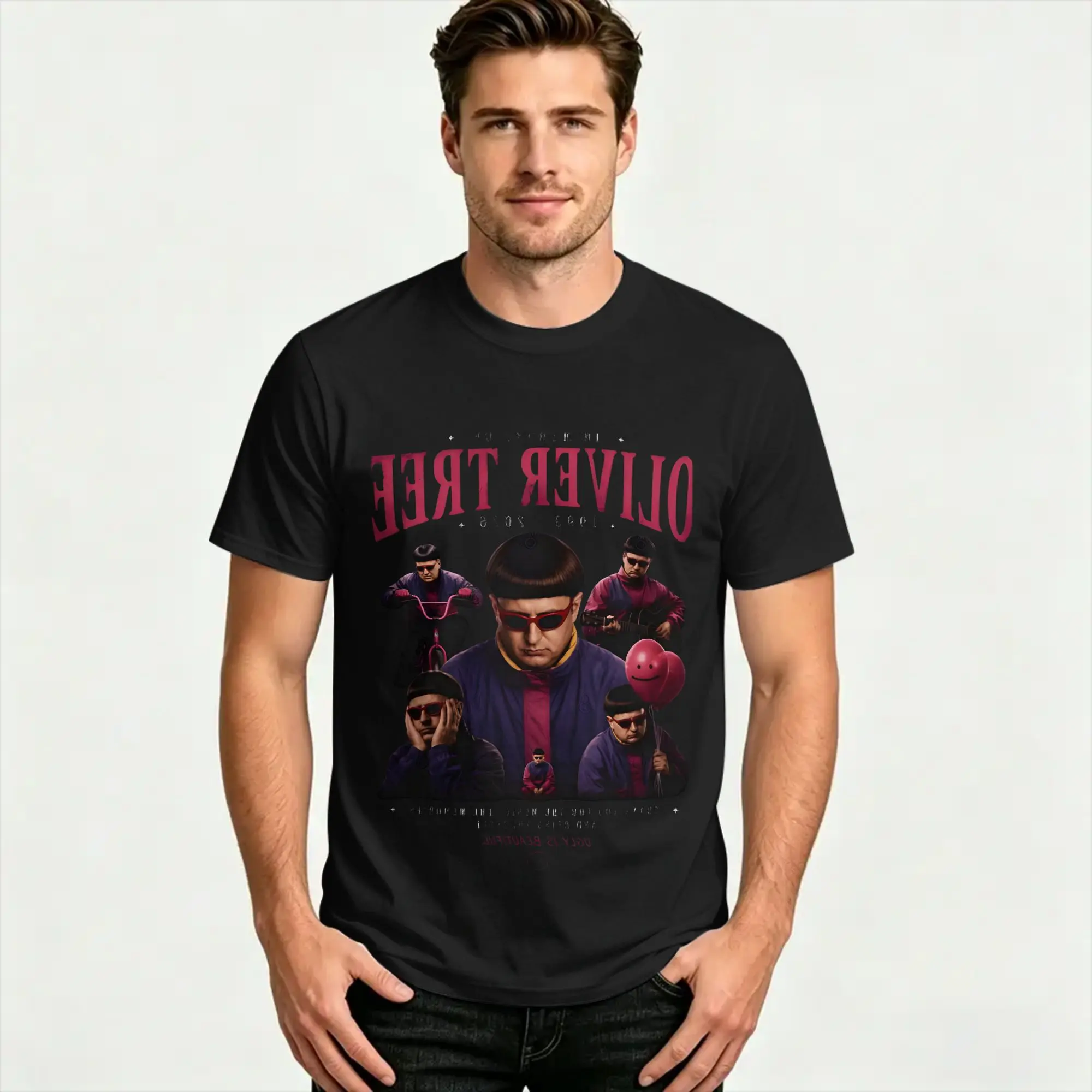 Rest In Peace Oliver Tree 1993-2026  Cotton T Shirts  Trendy Cool Tshirt for Man Summer Y2K Classic Casual Short Sleeve Top Tees