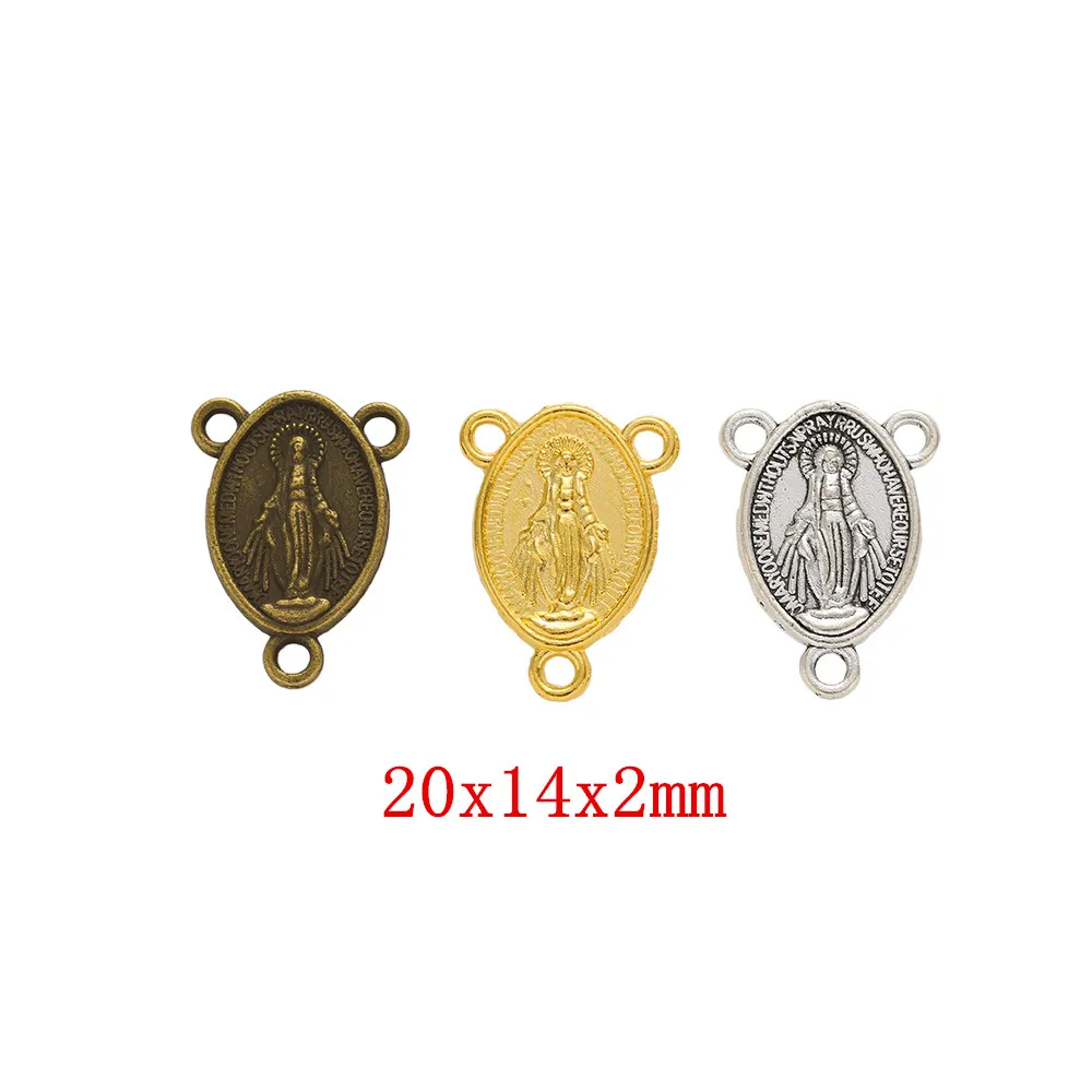

40pcs Jesus Craft Supplies Charms Pendants for DIY Crafting Jewelry Findings Making Accessory 1323