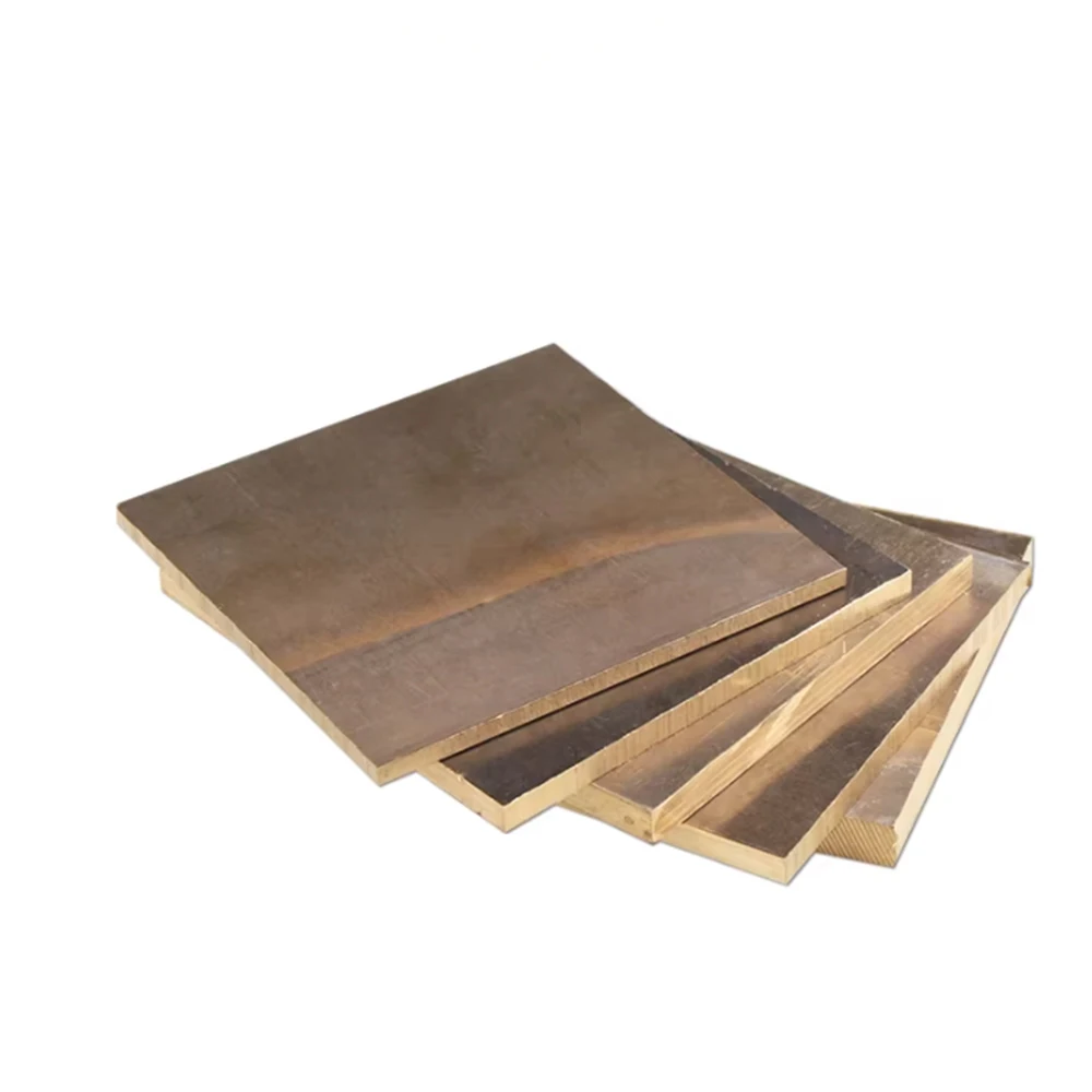 1Pcs 4*300*300mm Thickness 4mm-40mm ZCuAl03Sn09 Aluminum Bronze Plate Aluminum Bronze Sheet DIY Processing Material Accessories