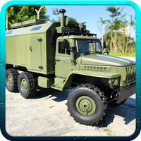 Wplb-36 Ural Command & Communication Vehicle Rc Car 6wd Remote Control Car Model 6-Wheel Toy For Boys & Girls Birthday Gift