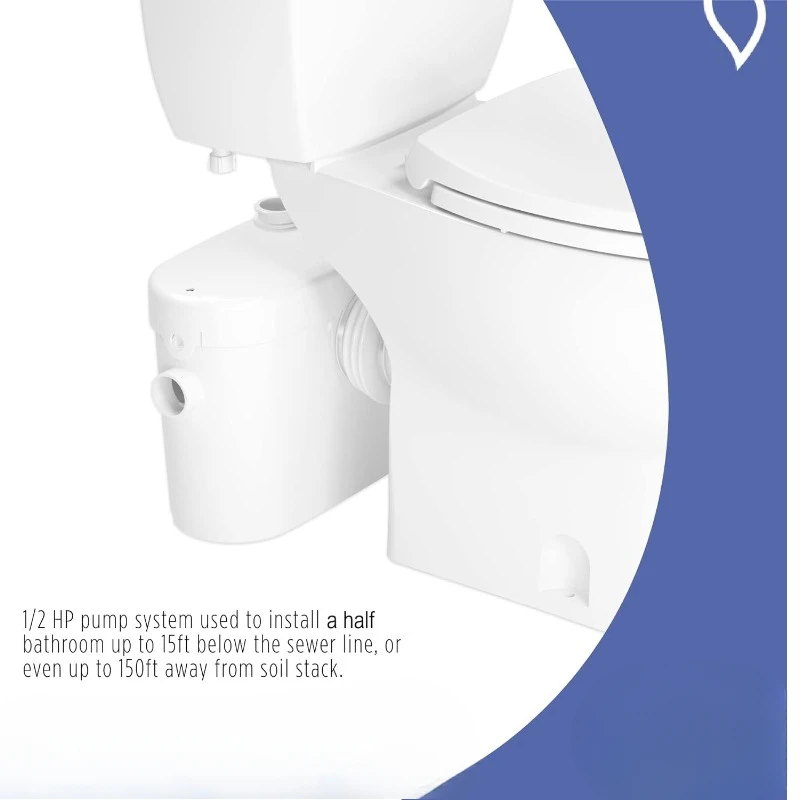 Saniaccess 2 - Half Bath Macerator Pump - Residential