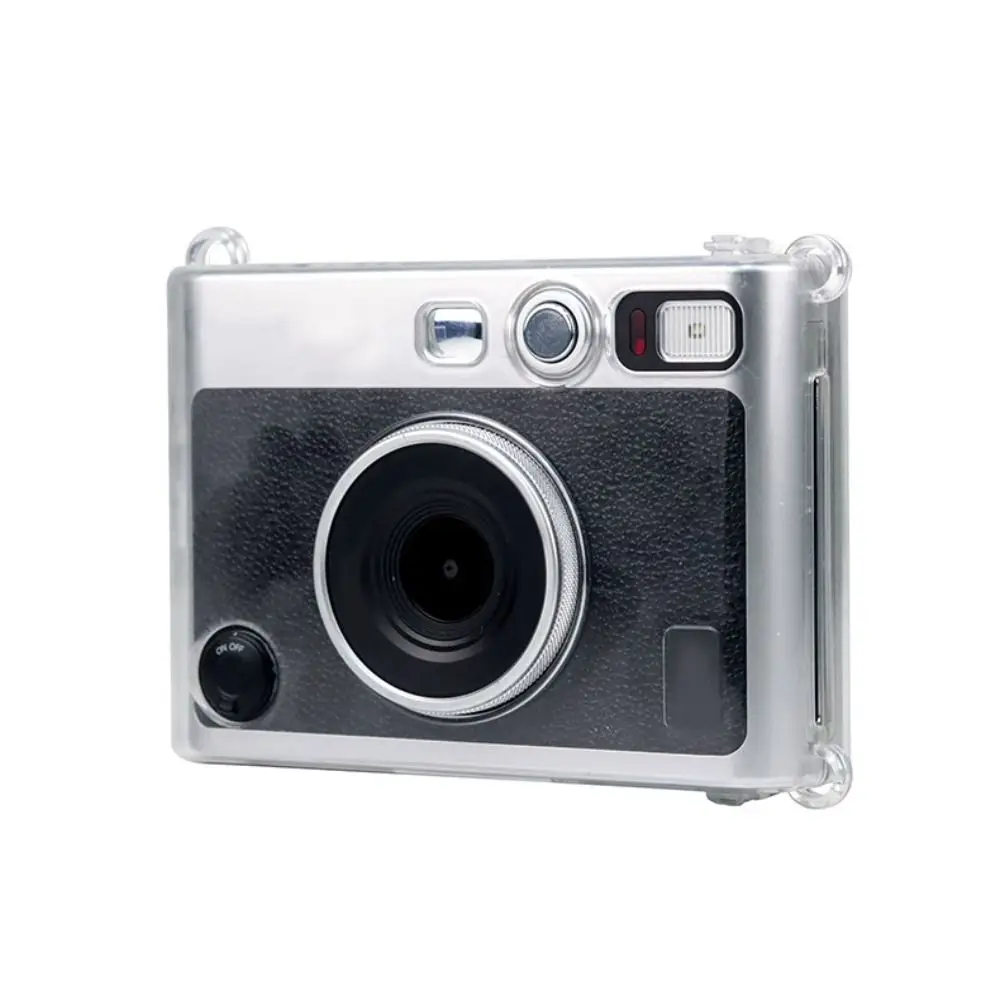 Transparent Instant Camera Case Crystal Shockproof Carrying Case Portable Wear Resistant for Fujifilm Instax Mini EVO