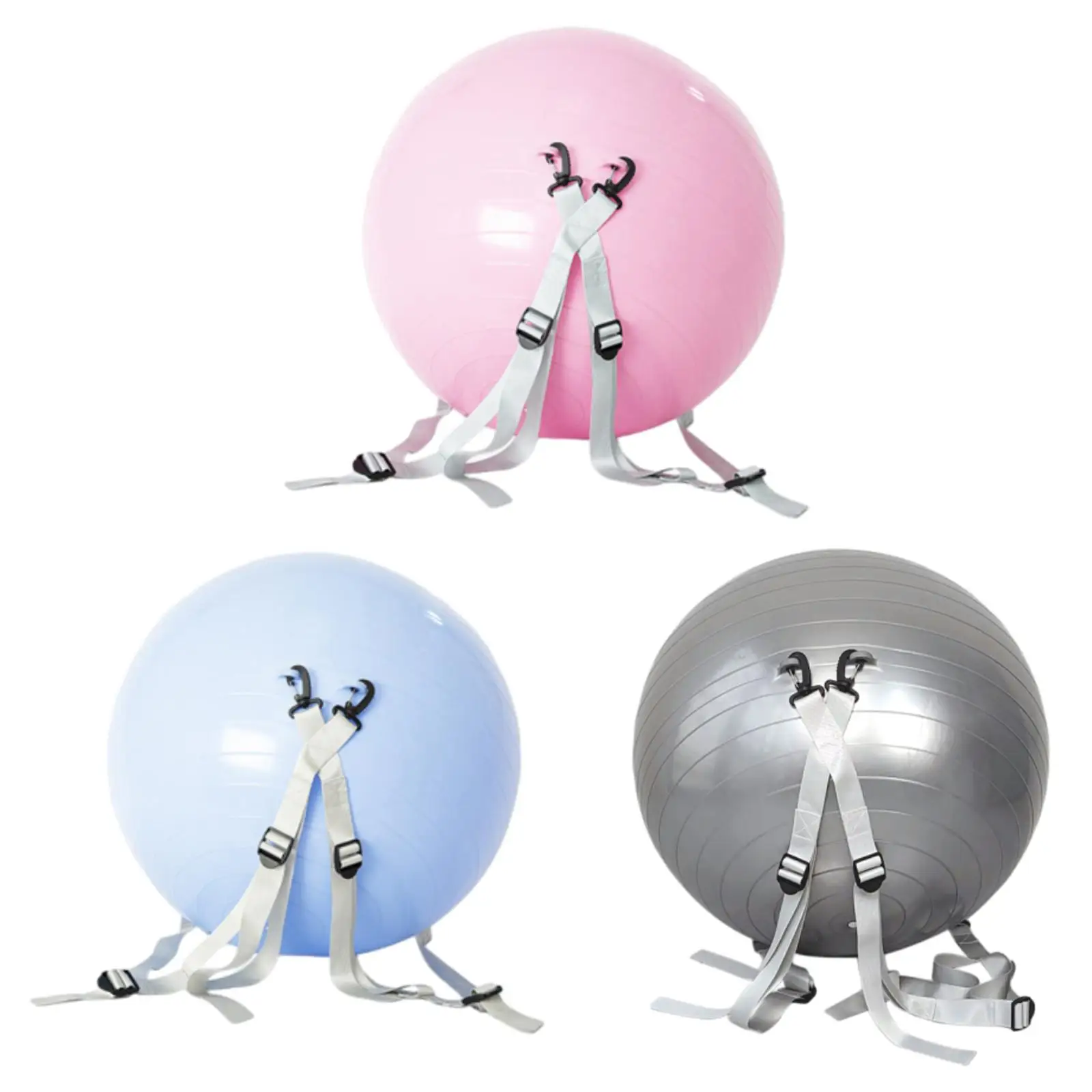 Somersault Ball, Stability Ball, Anti-Burst, Adjustable Straps, Practical Fitness Ball, Yoga Ball for Dancing, Kids to