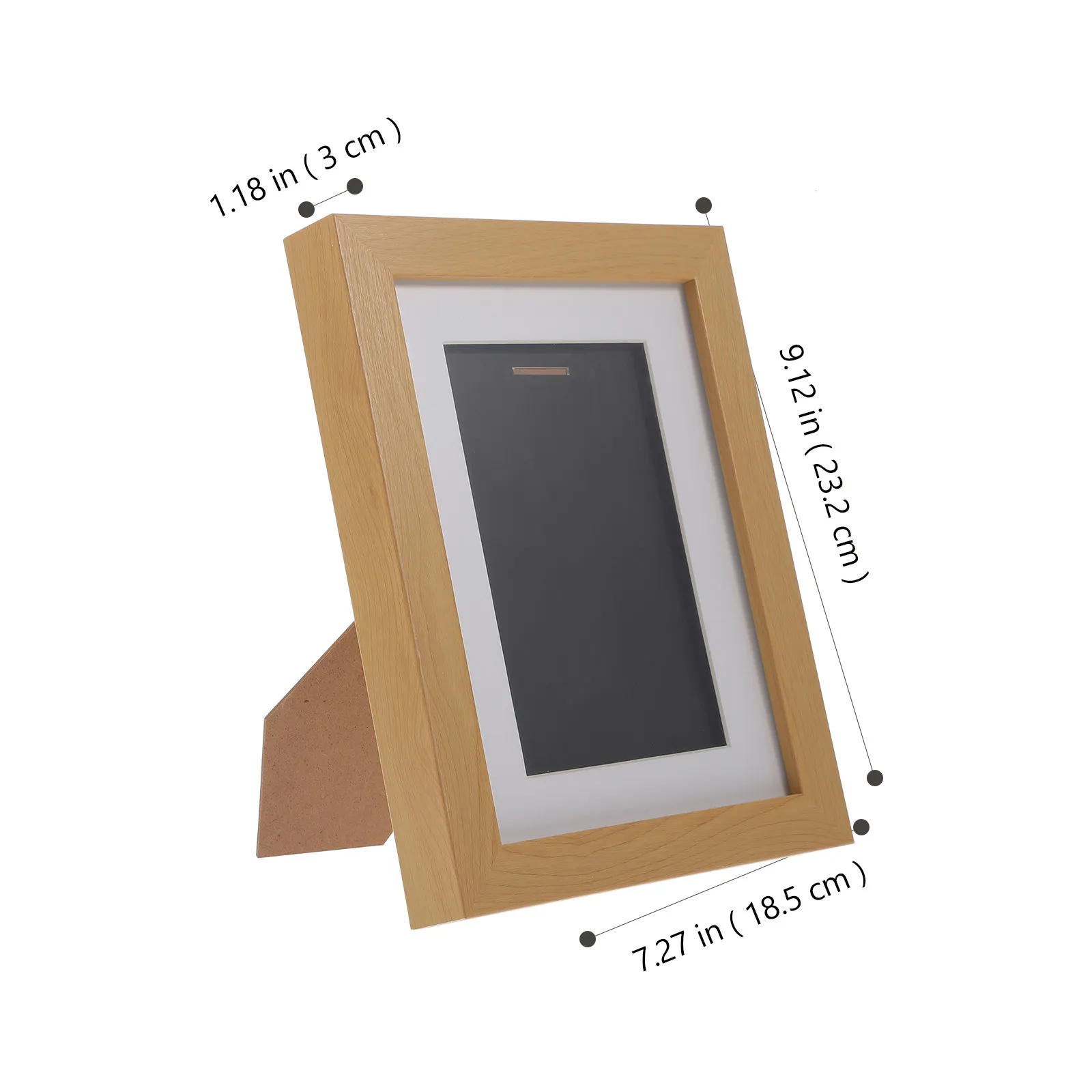 Badge Holder Frame for Medal Collectors to Organize Medals and Badges, Resin Desktop Photo Display, Assorted Color, 1 Pc