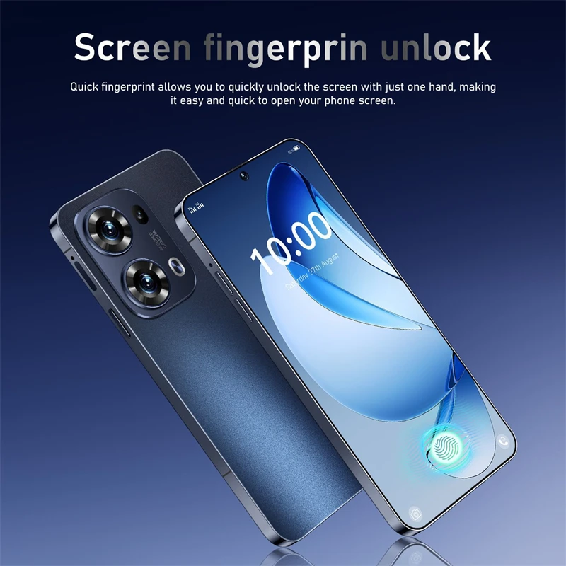 الإصدار العالمي Reno13 Pro 2025 هاتف محمول بشاشة كاملة 5G هواتف جديدة 108 ميجابكسل هاتف ذكي 7.3 بوصة 16 تيرا بايت + 1 تيرا بايت 7800 مللي أمبير في الساعة #3