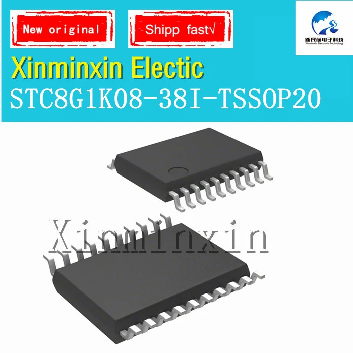 5PCS/LOT STC8G1K08-38I-TSSOP20 TSSOP20 IC Chip New  Original In Stock