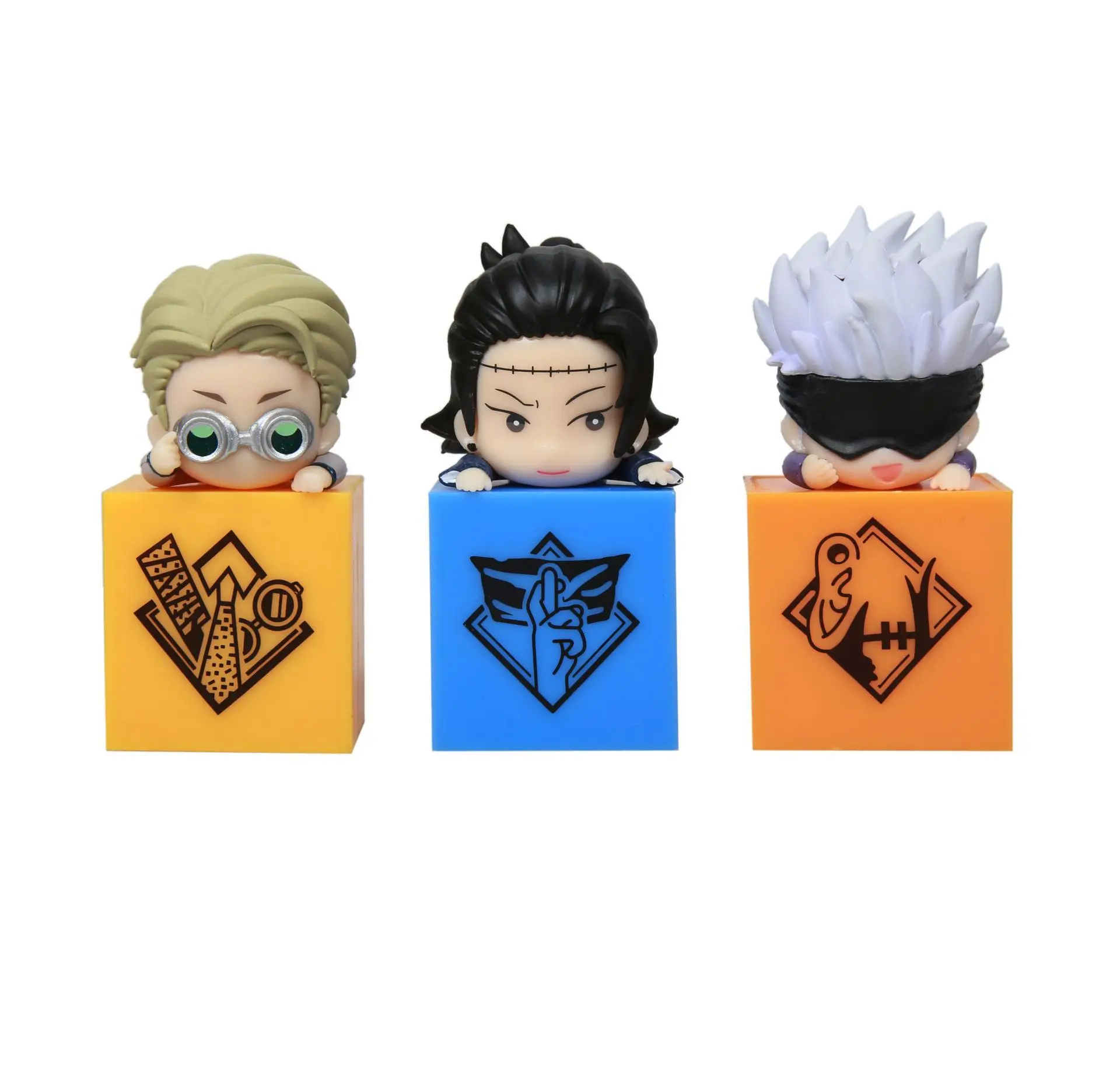 

9cm 3pcs Jujutsu Kaisen Geto Suguru Satoru Gojo Nanami Kento Anime Action Figure Toys Doll Collection Christmas Gift With box