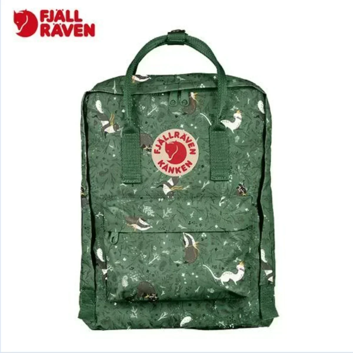 حقيبة ظهر مدرسية كلاسيكية Fjallraven Kanken مع شعار Arctic Fox للرجال والنساء #4