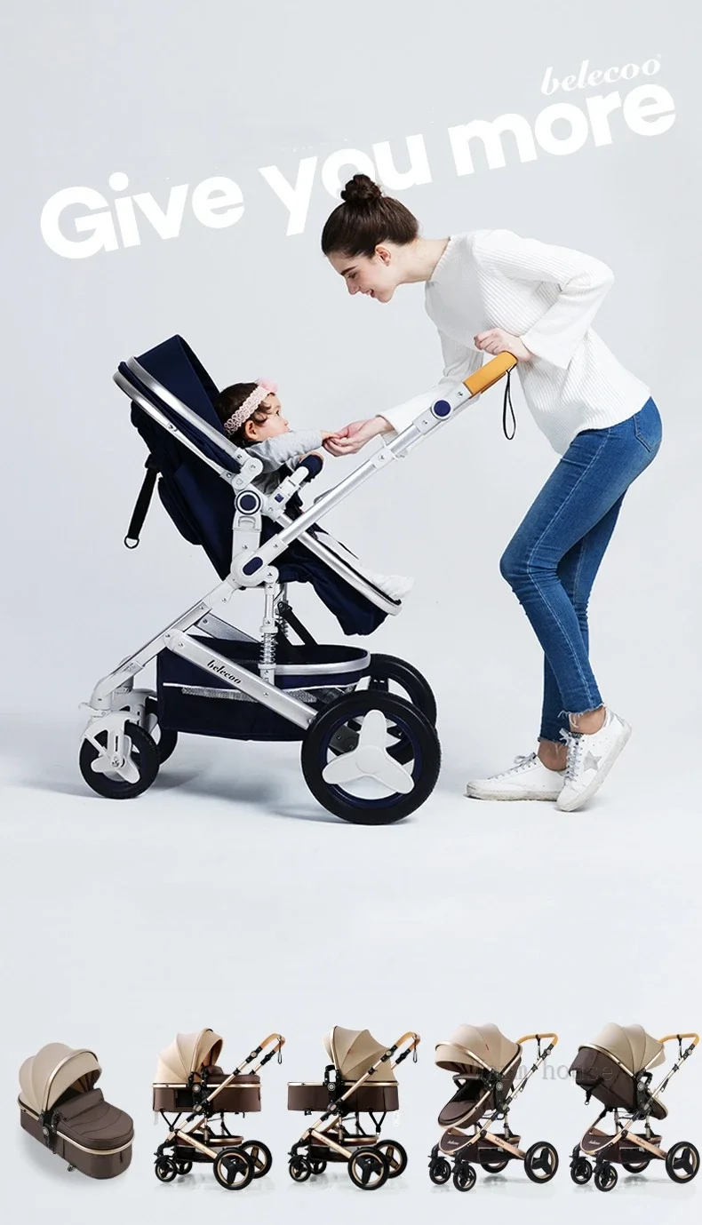 Poussette Bébé 3 en 1 Ultra-Confort Sae4860d080cc4cf082a9c2163f77386an