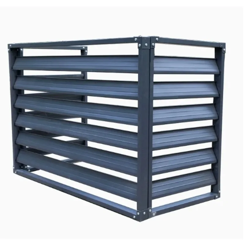 Air Conditioner External Shutter Room Rain Protection Sun Protection Grille Ventilation Shield