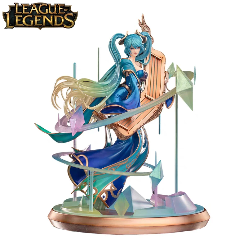 

In Stock Genuine Original League of Legends Maven of The Strings Sona Action Anime Figure Collectible Model Dolls Ornament Gift