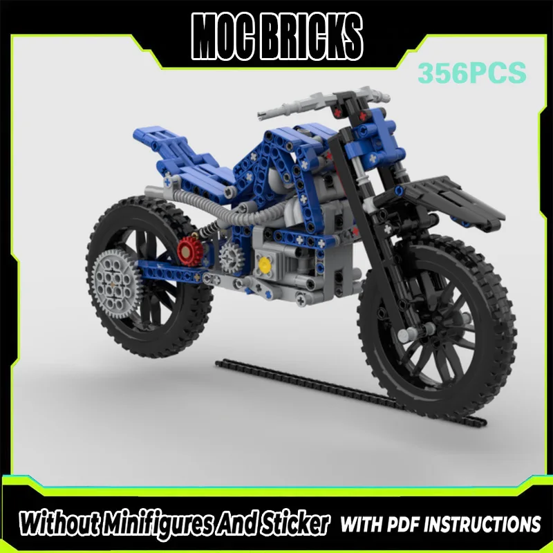 

Конструктор MOC: Городской автомобиль и внедорожный мотоцикл. Модульные технологичные блоки. Подарки на праздники. Набор для сборки детских игрушек.