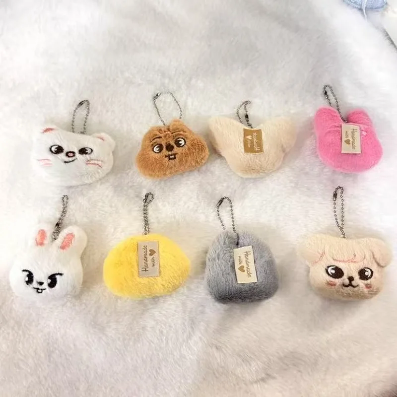 SKZOO, nuevo llavero de felpa para niños, llavero de dibujos animados para niños callejeros, bolso, accesorios colgantes para coche, juguetes para niños, regalo de cumpleaños