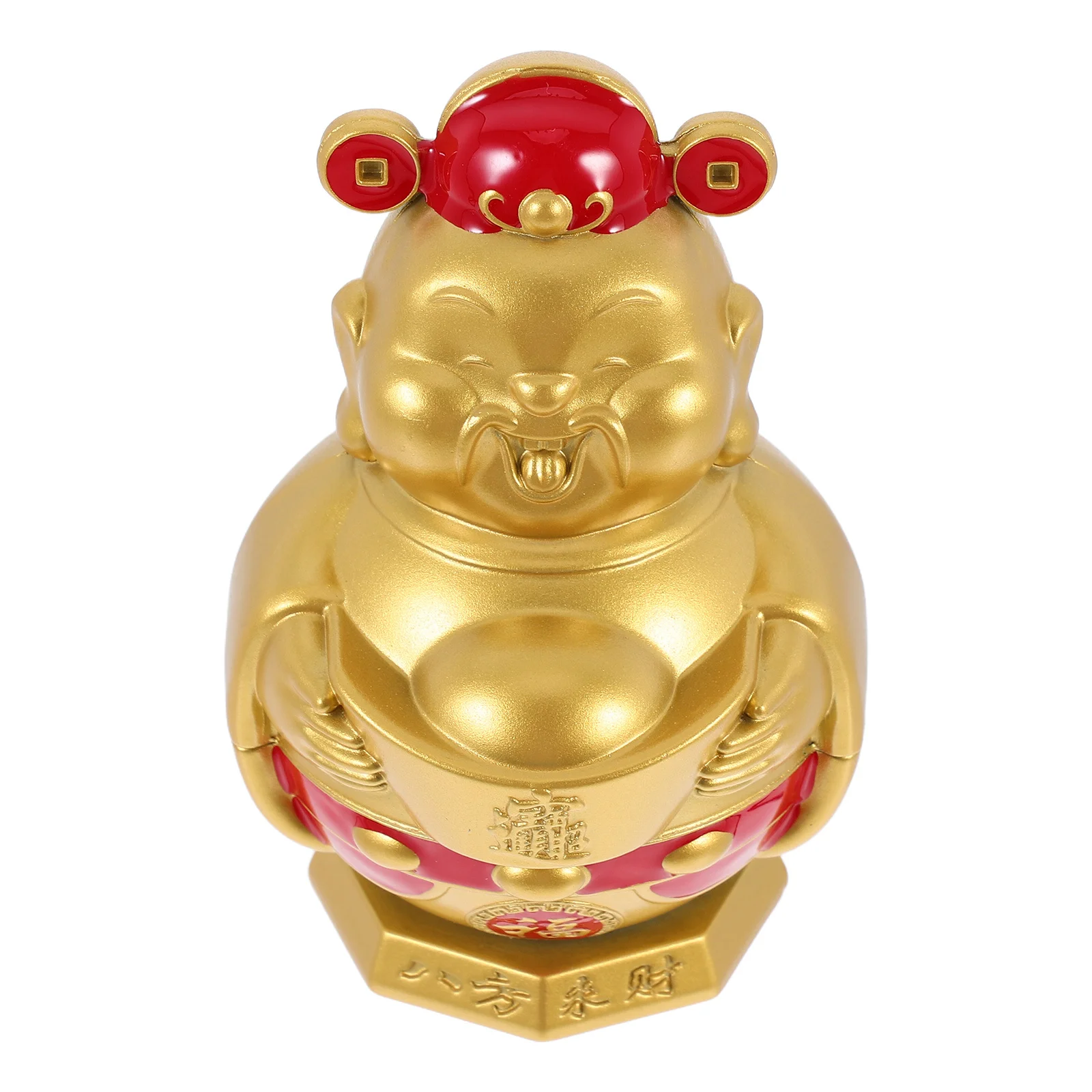 

God of Wealth Ornament Car Interior Decorations Chinese Statue Figurine Dashboard Accessories Indoor Office