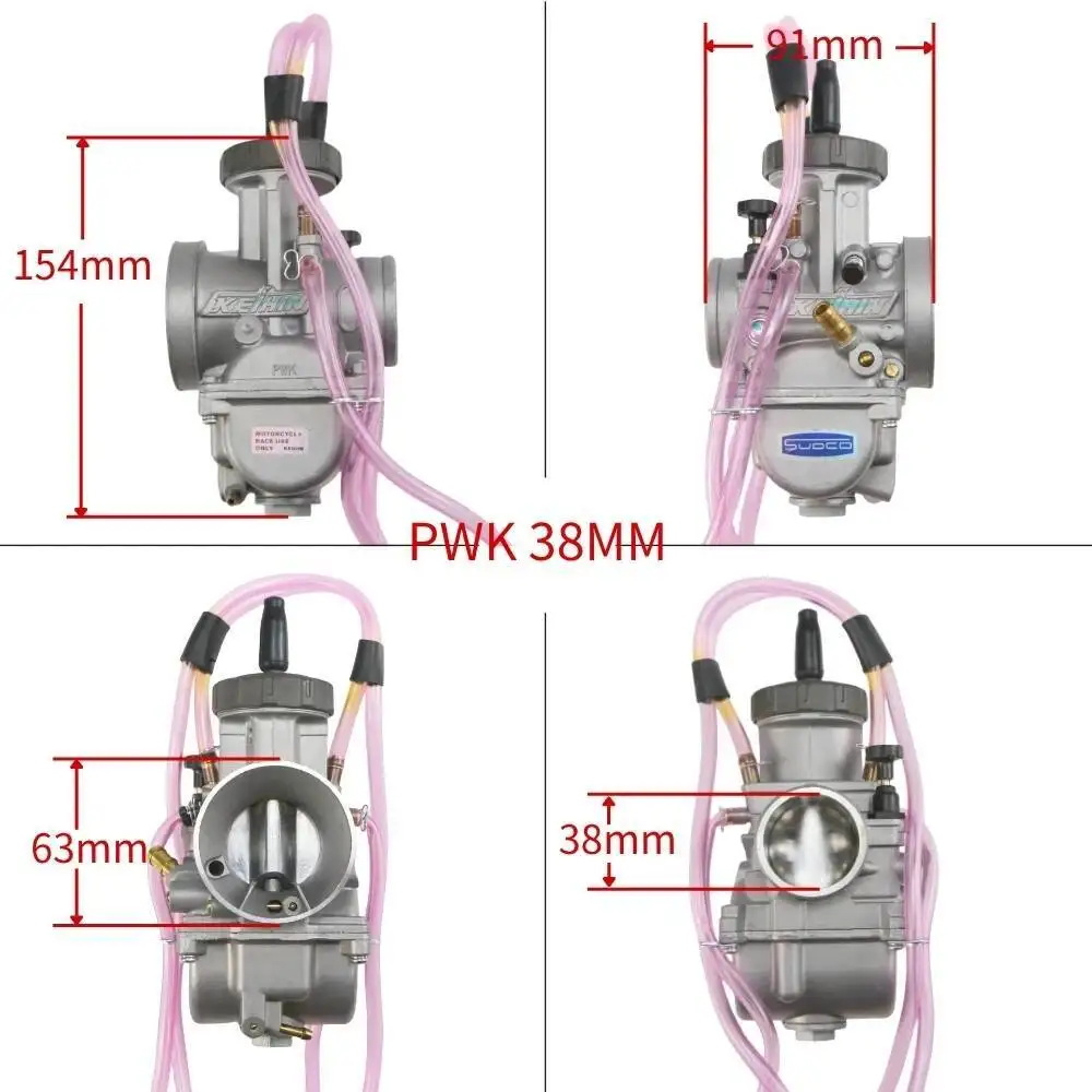 For Keihin PWK 33 34 35 36 38 40 42mm 250 400CC KTM 380 EXC 12 LT 1998 ATV 2T 4T Enduro Dirt Bike Engine Motorcycle Carburetor