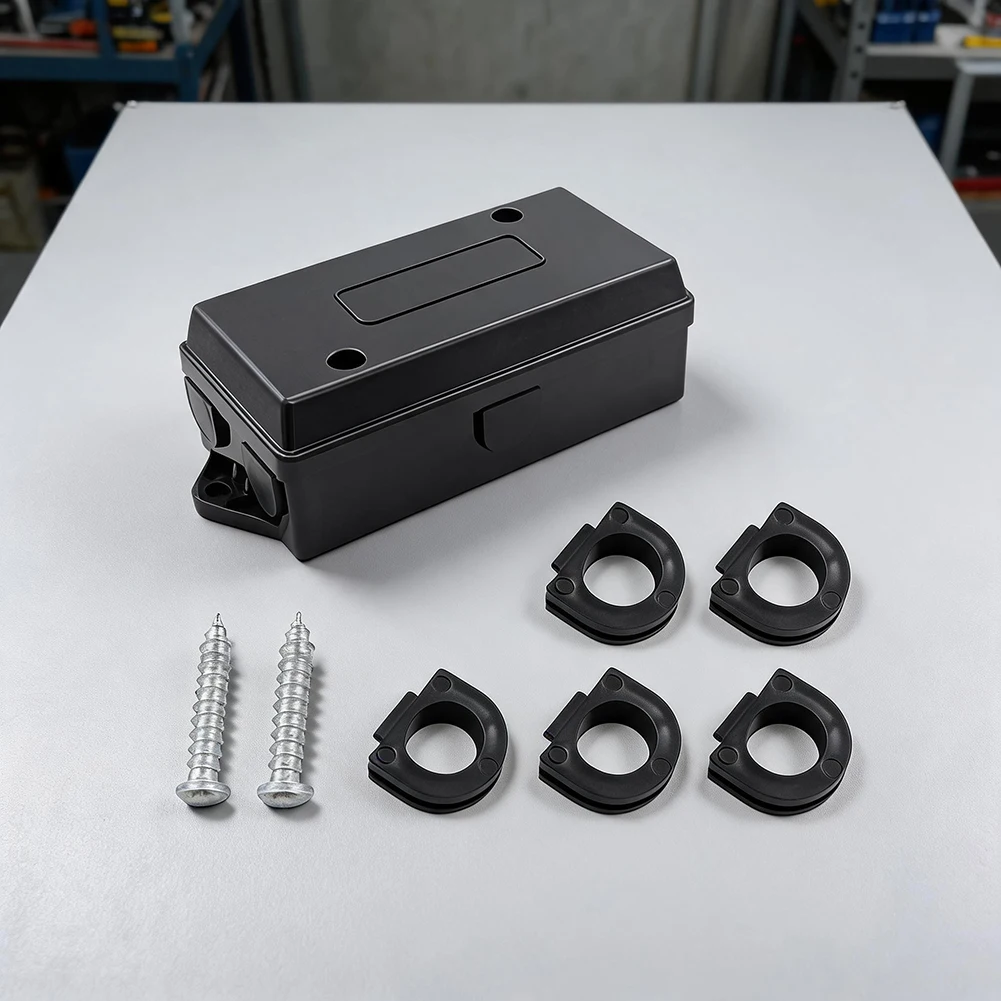 7 Way RV Power Distribution Box Waterproof Junction Box for For trailers Campervans Caravans Boats with Color Coding