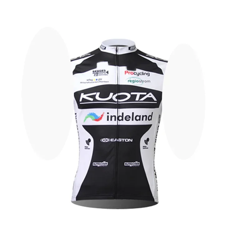 2025 Kuota Pro Team ملابس رياضية خارجية بدون أكمام لركوب الدراجات قابلة للتنفس ملابس مريلة شورت لركوب الدراجات جيرسي