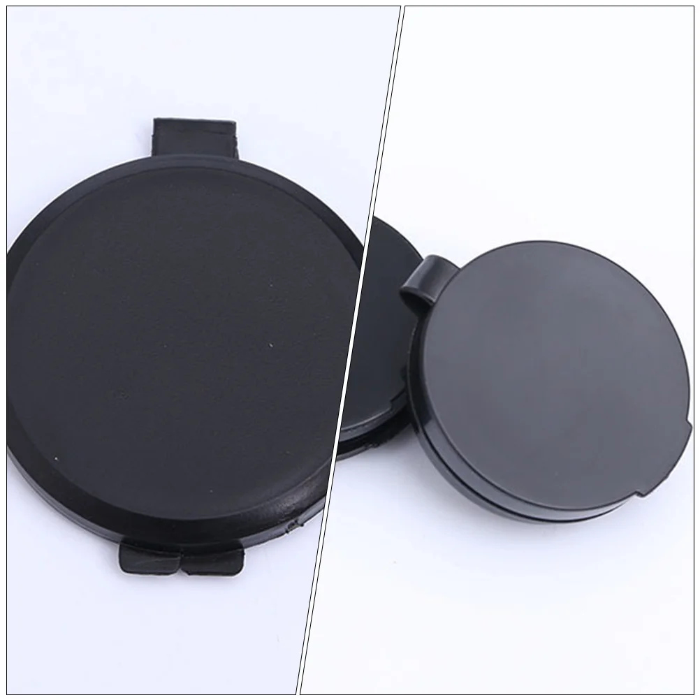 4Pcs Fingerprint Ink Pad Black Long-Lasting Compact Size for Identification Stamp Notary Supplies Document Security