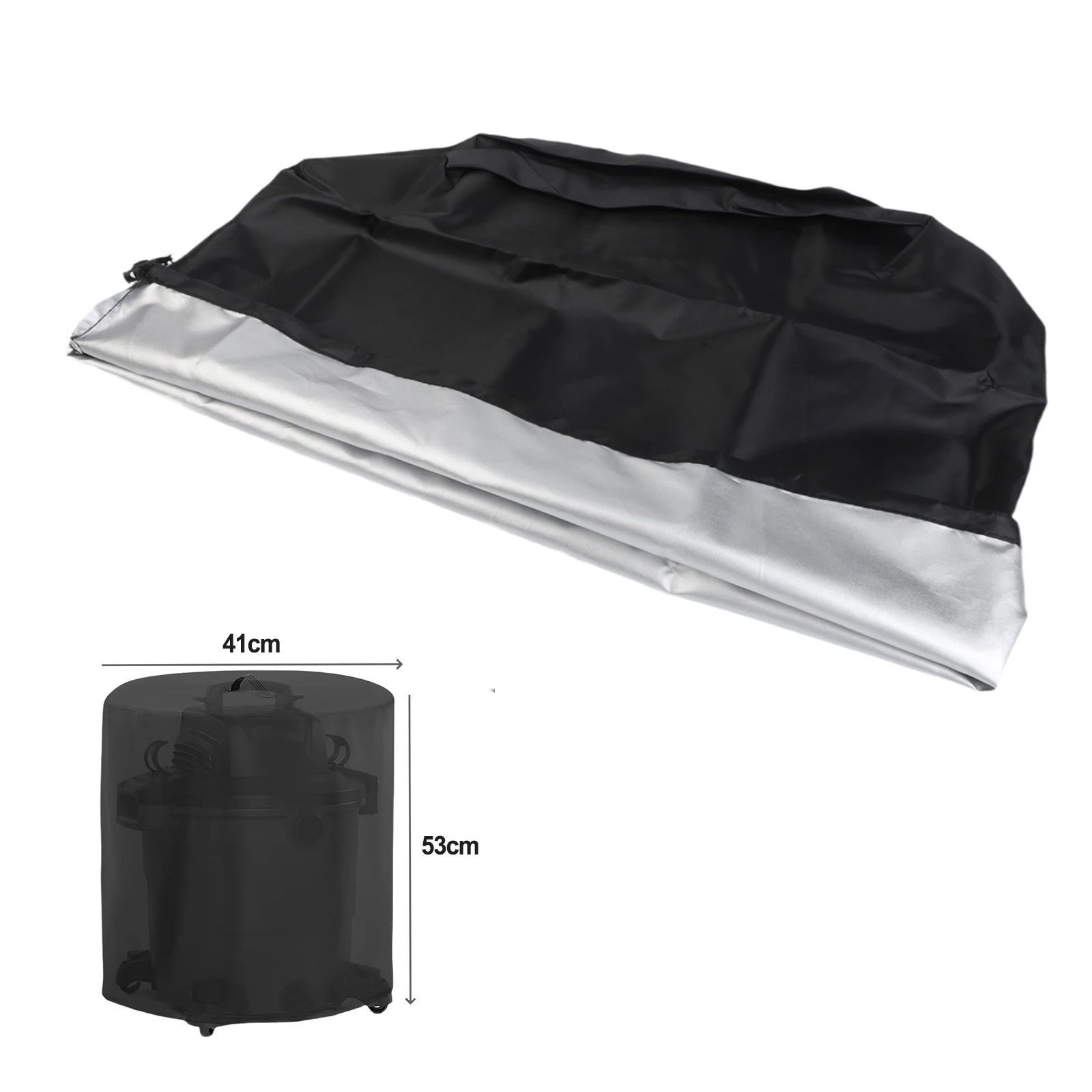 420D Oxford Fabric Dust Cover Storage Bag for Workshop Vacuum Cleaner with Adjustable Bottom Drawstring and Carrying Handle