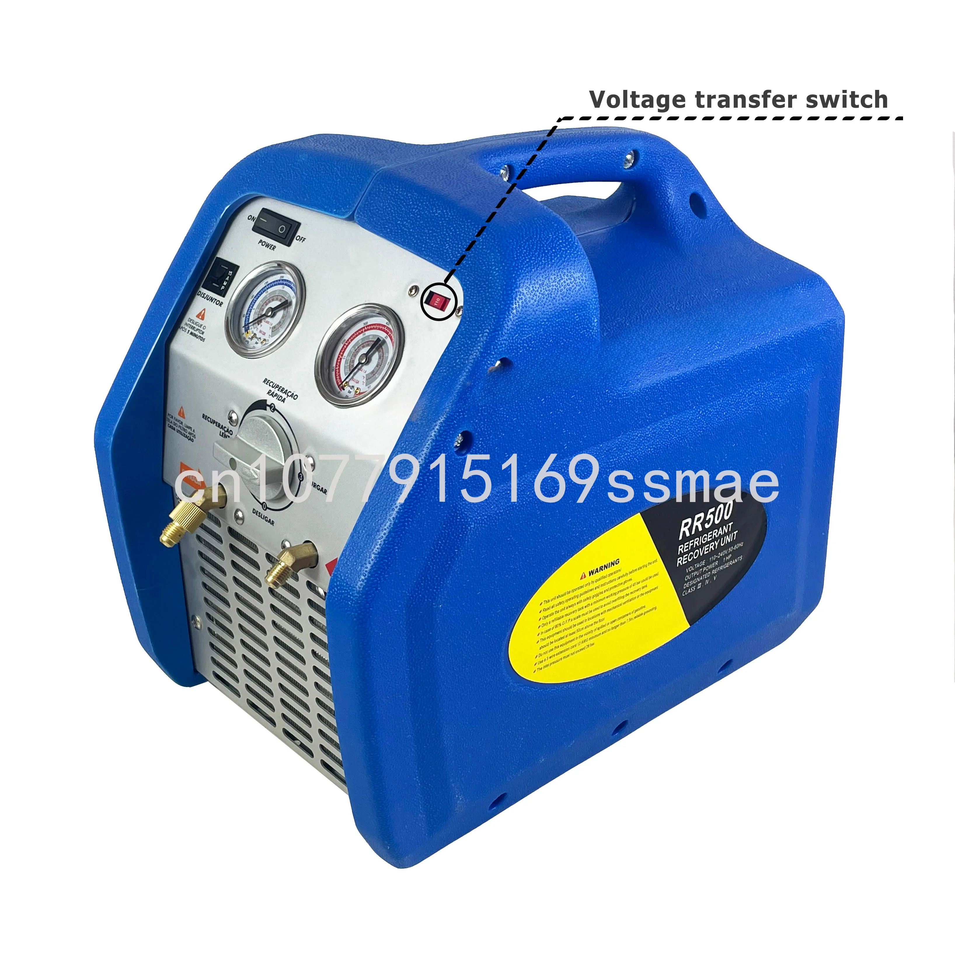 Hot Selling Dual Voltage 110-120V AC Refrigerant Recovery Machine for Air Conditioning Repair R134a and R410a Automotive System