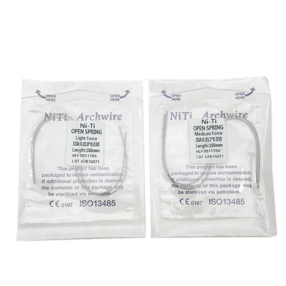 1 Pack Dental Orthodontic Niti Close Spring Anterior Teeth Tooth Torque Spring Dental Orthodntics Open Spring