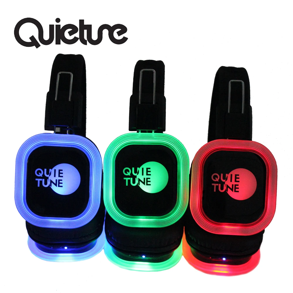 

Hot sell Silent disco headphones for 1 Set (2 headphones +1 transmitter)