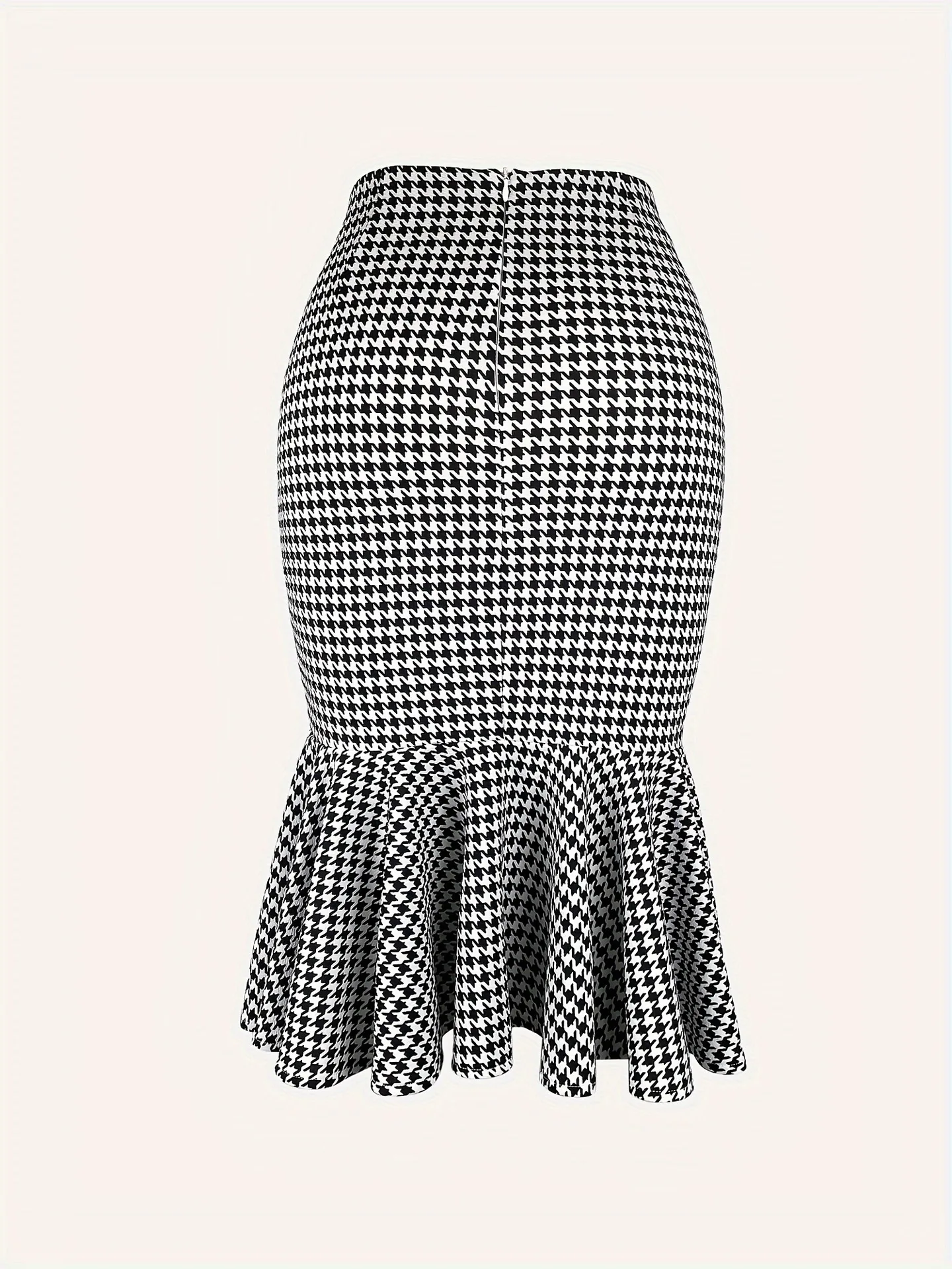 Woman Clothing Manufacturers Sweet Polka Dot Print Skirt Elegant Mermaid Hem Mid Skirt Women's Plus Size Skirts