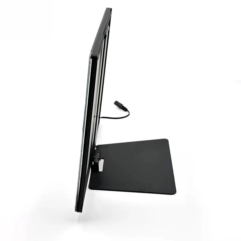 

Adjustable Brightness Light Emitting Diode Retail Display Light Box Text Desktop Table Rack Aluminum Frame Store Decoration Menu
