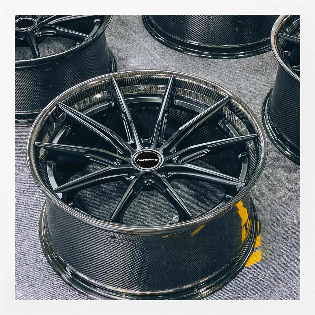26 Style OEM Forged Carbon Fiber Wheel 4 5 6 Lug Bolt 17 19 20 22 24 26 Inch Chrome Deep Dish Sport Wheels