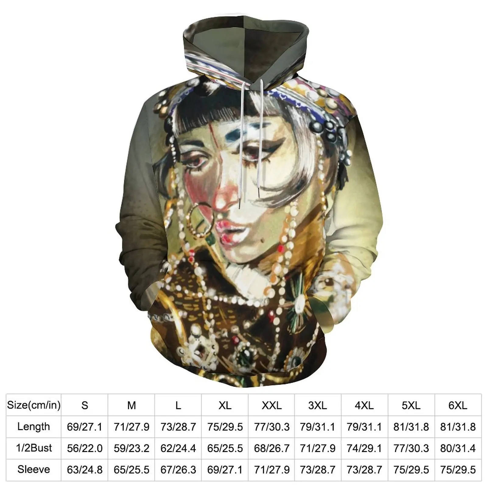 Jibaro Casual Hoodies Men Love Death Robots Season 3 Harajuku Design Sweatshirts Winter Long-Sleeve Loose Oversized Hoodie