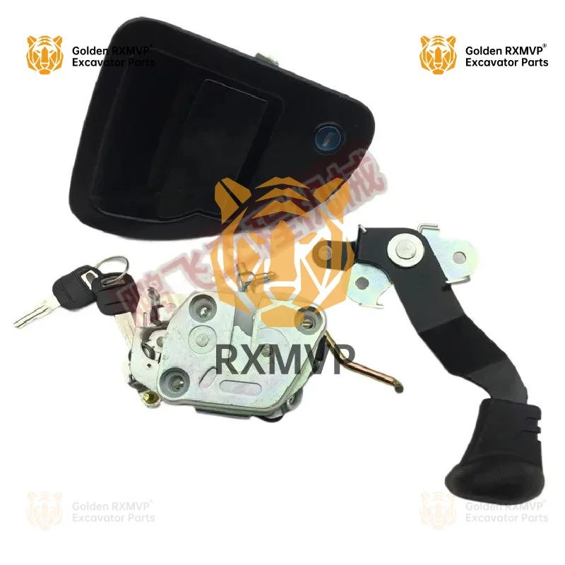 

For Caterpillar Cat Excavator 306/307c/308/312/320 Cab Door Lock Assembly External Handle Lock Block Excavator Accessories