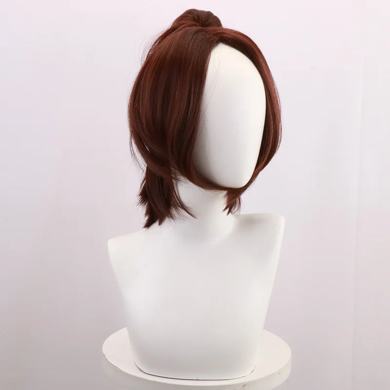 Hanji Zoe / Hange Zoë aanval op Titan cosplay pruik