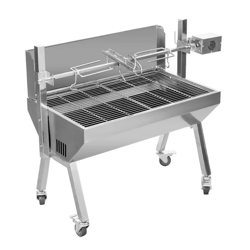 Asador de Pollos a la Brasa, Parrilla de Carbón para Pollos, Barbacoa Portuguesa