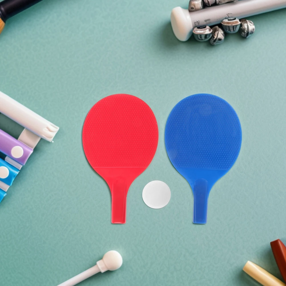 8 قطعة مضرب تنس الطاولة ممارسة مجموعة المجاذيف بينغبونغ البلاستيكية للمبتدئين معدات التدريب اللعب في الأماكن المغلقة والخارجية #4