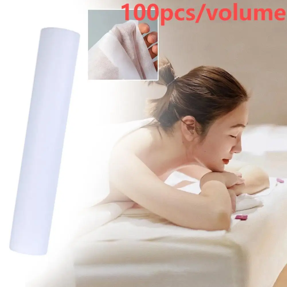 100pcs Disposable Foot Towel Portable Bathtub Lining Towel Non-woven Dental Tattoo Beauty Salon Foot Towel Pillow Towel