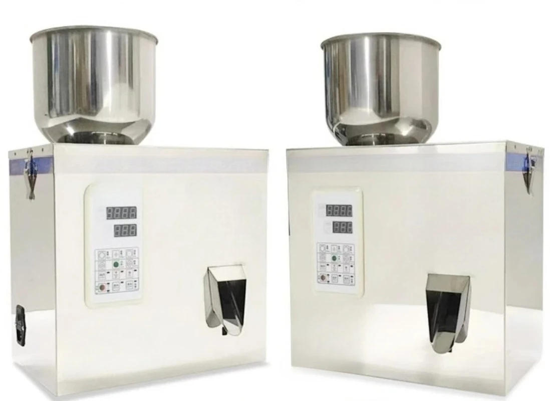 1-200g Automatic Stainless Steel Particle Powder Filling Machine Bag Weighing Subpackage Device