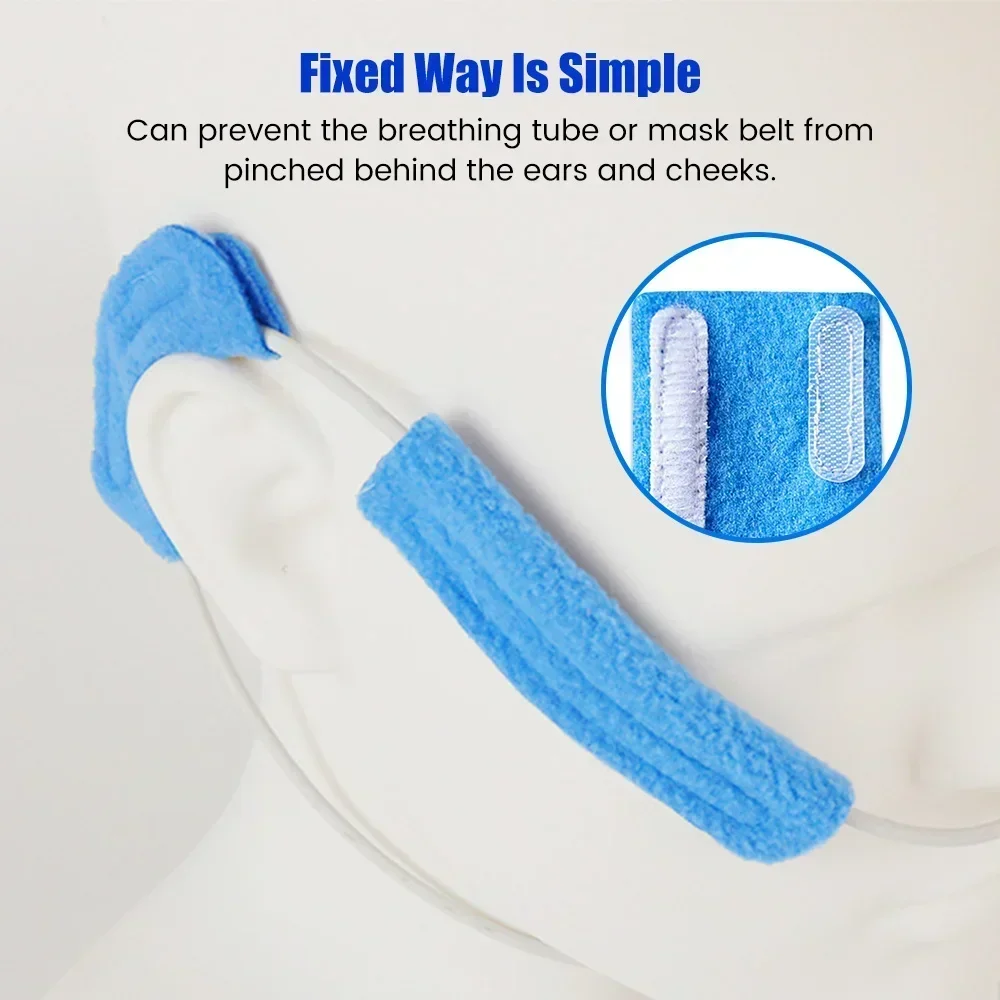 10/20pcs CPAP Strap Covers, Strap Comfort Pads, Comfortable Supplies Face Cushion Universal Headgear Pads for Reducing Red Marks