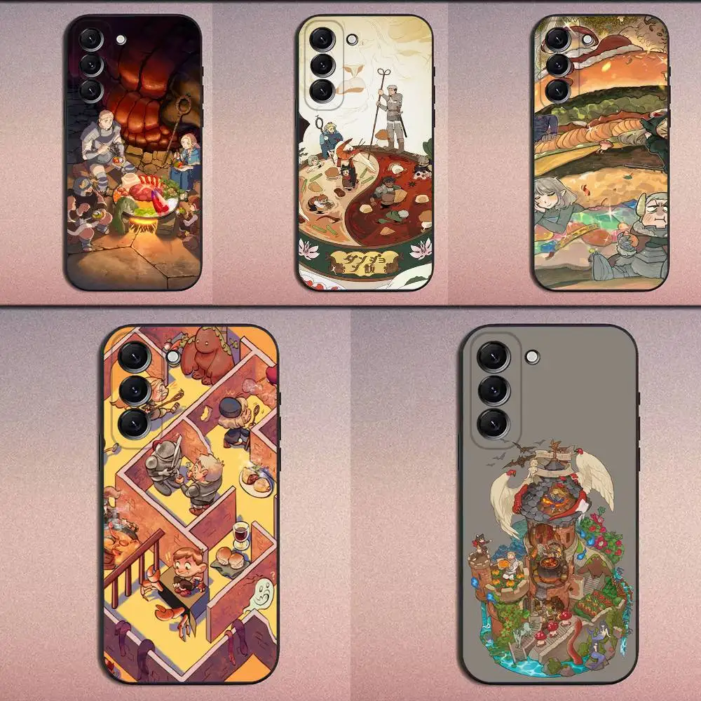 

D-Delicious Dungeon Phone Case For Samsung Galaxy A20,A21s,A22,A31,A32,A52,A53,A72,73,A80 Soft Black Cover