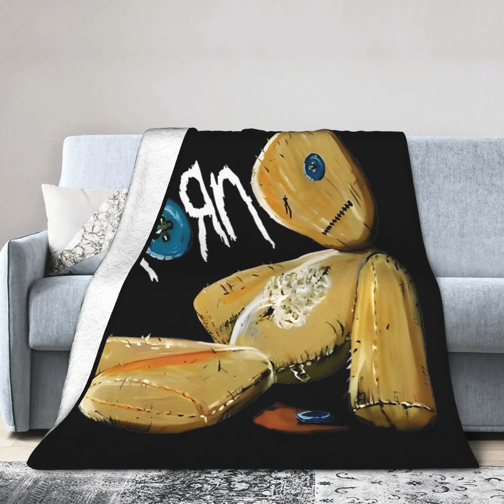 Одеяло Music Rock Korn Band New Korn Heavy Metal Hard Rock Korn Song, шерстяное одеяло, легкое покрывало, портативное