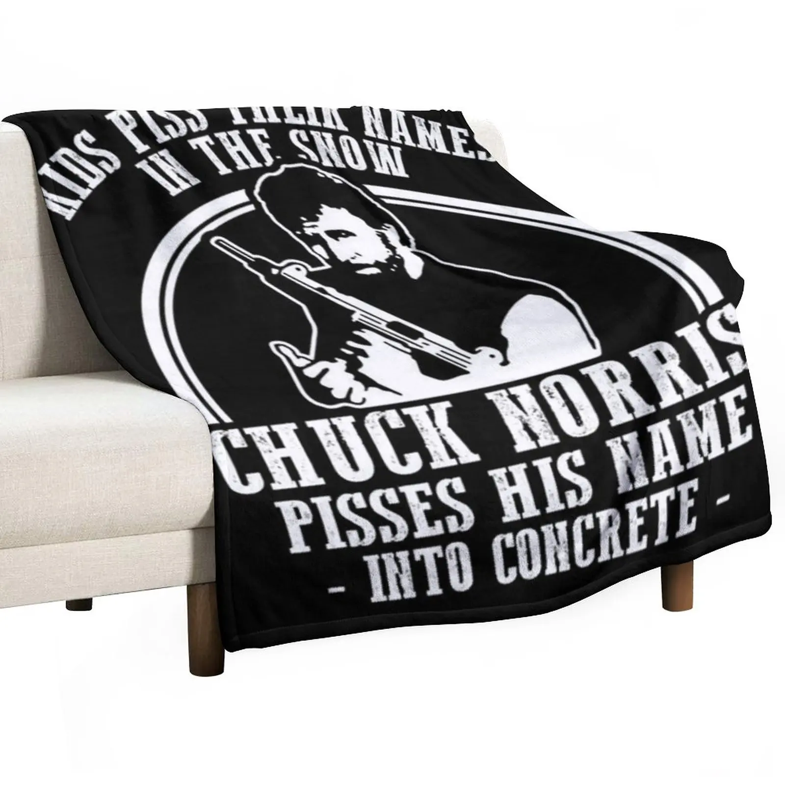 

Chuck Norris Pisses His Name Throw Blanket blankets and throws Blanket For Baby Comforter Blanket Kid'S Blanket