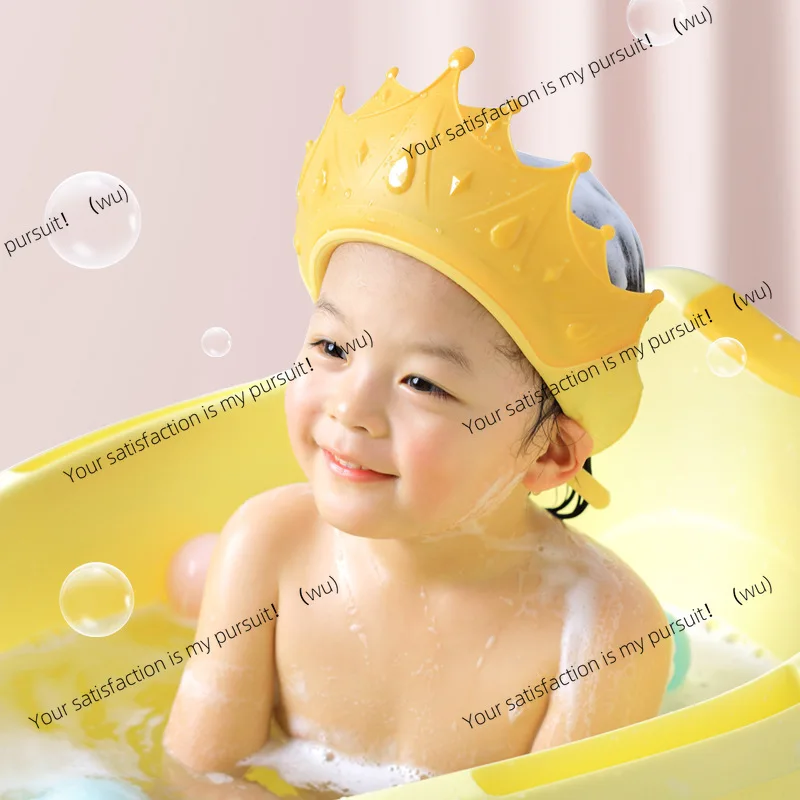 Silicone Baby Hair Washing Hat Eye & Ear Protection Waterproof Shower Cap For Toddler Kids Bathing