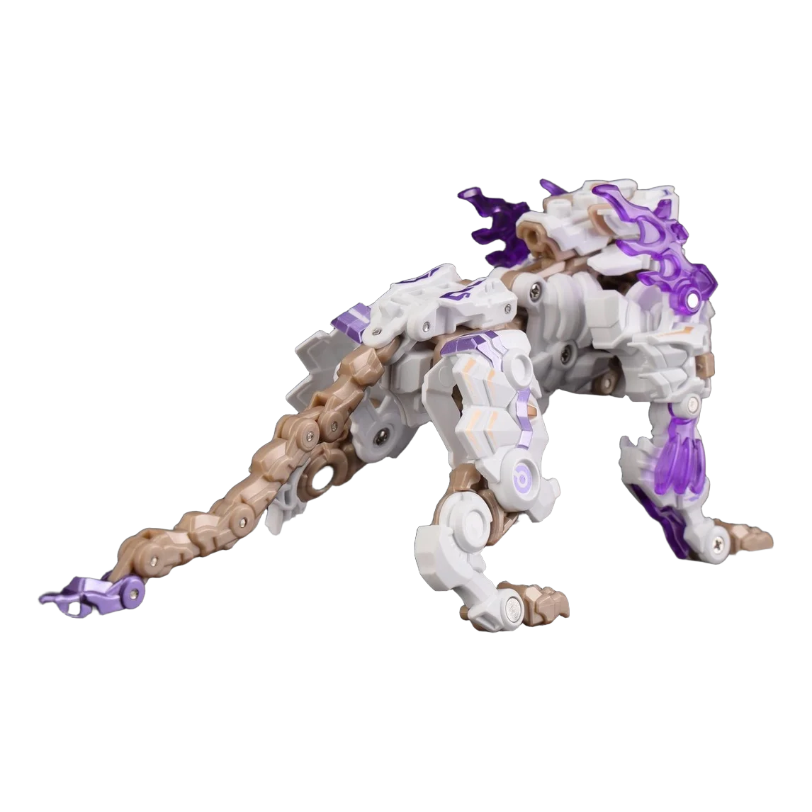 

Быстрая доставка52TOYS IB-03 Робот-трансформер с белым тигром, преобразование меха и куба, фигурка, подарочная коллекция