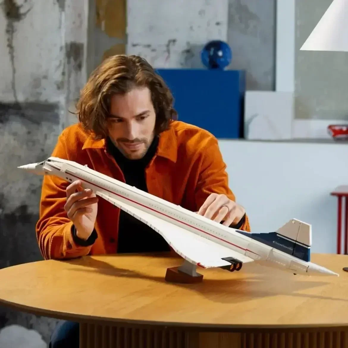 

NEW 10318 ICONS Concorde Airbus Famous Supersonic Commercial Passenger Airplane Model Building Blocks Toys For Kids Gifts
