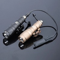 Tactical Airsoft LED Flashlight M300A Weapon Light for AR15 Rifle Scout Outdoor Hunting Weapon Gun Fit 20mm Rail
